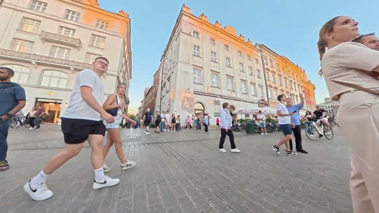 DJI OSMO 360 Rowerem Błonia Krakowskie Rynek Kraków