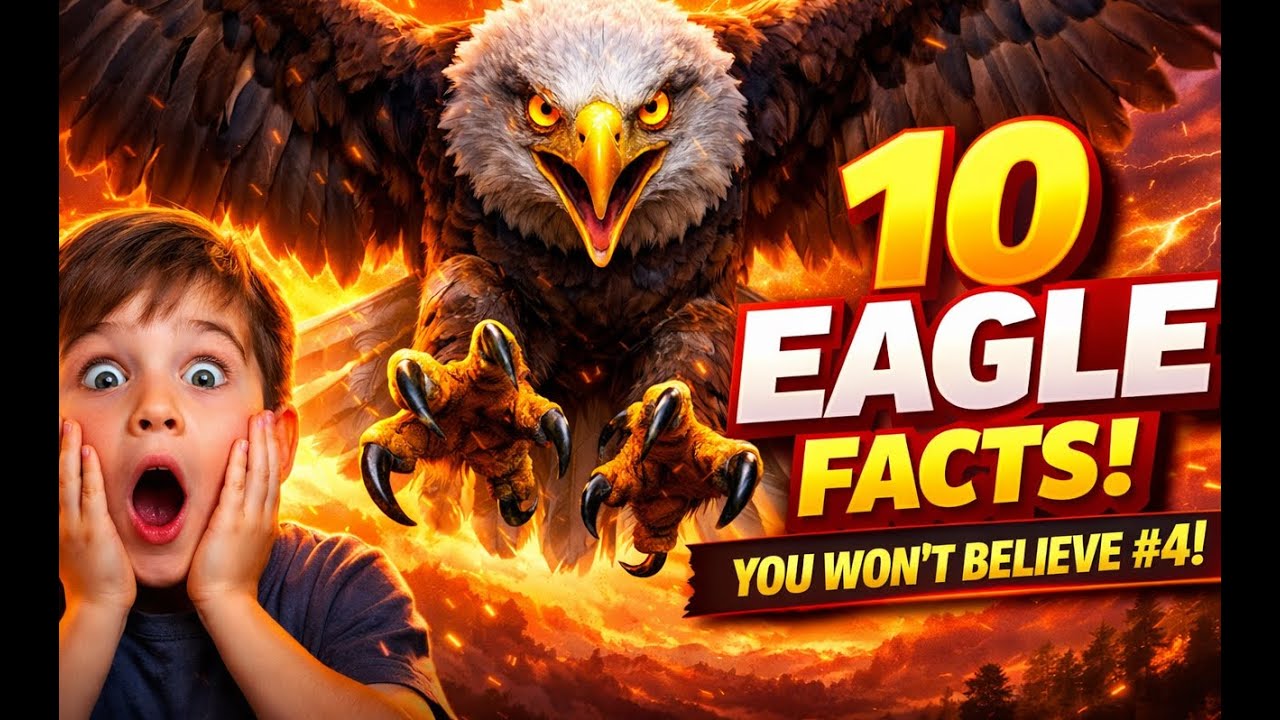 🦅 10 Facts About Eagles | Amazing Eagle Facts for Kids & Animal Lovers