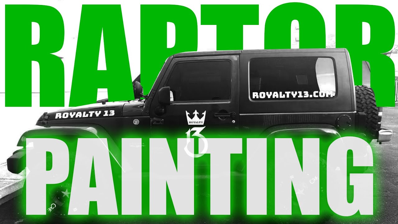 BH E10: How to (or not to) Raptor Paint the whole truck, bed line painting Jeep Wrangler JK 2 Dr