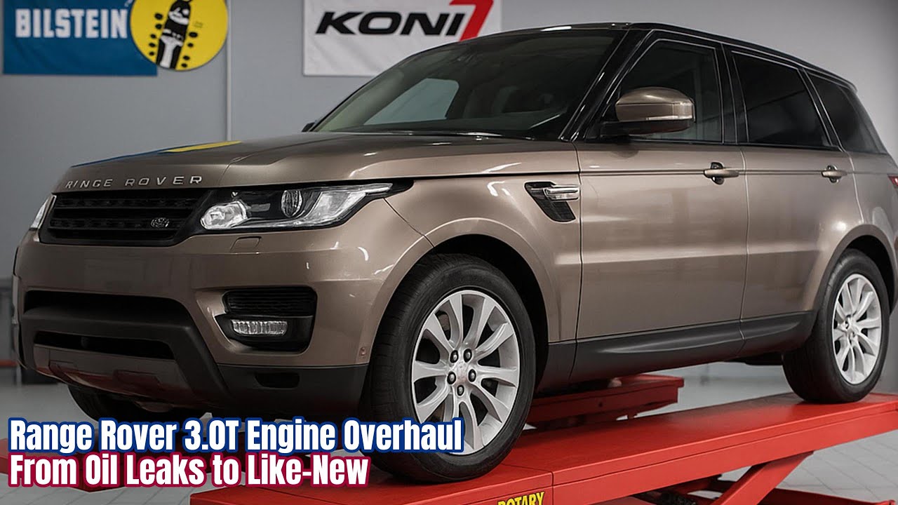 Range Rover 3.0T Engine Overhaul: From Oil Leaks to Like-New