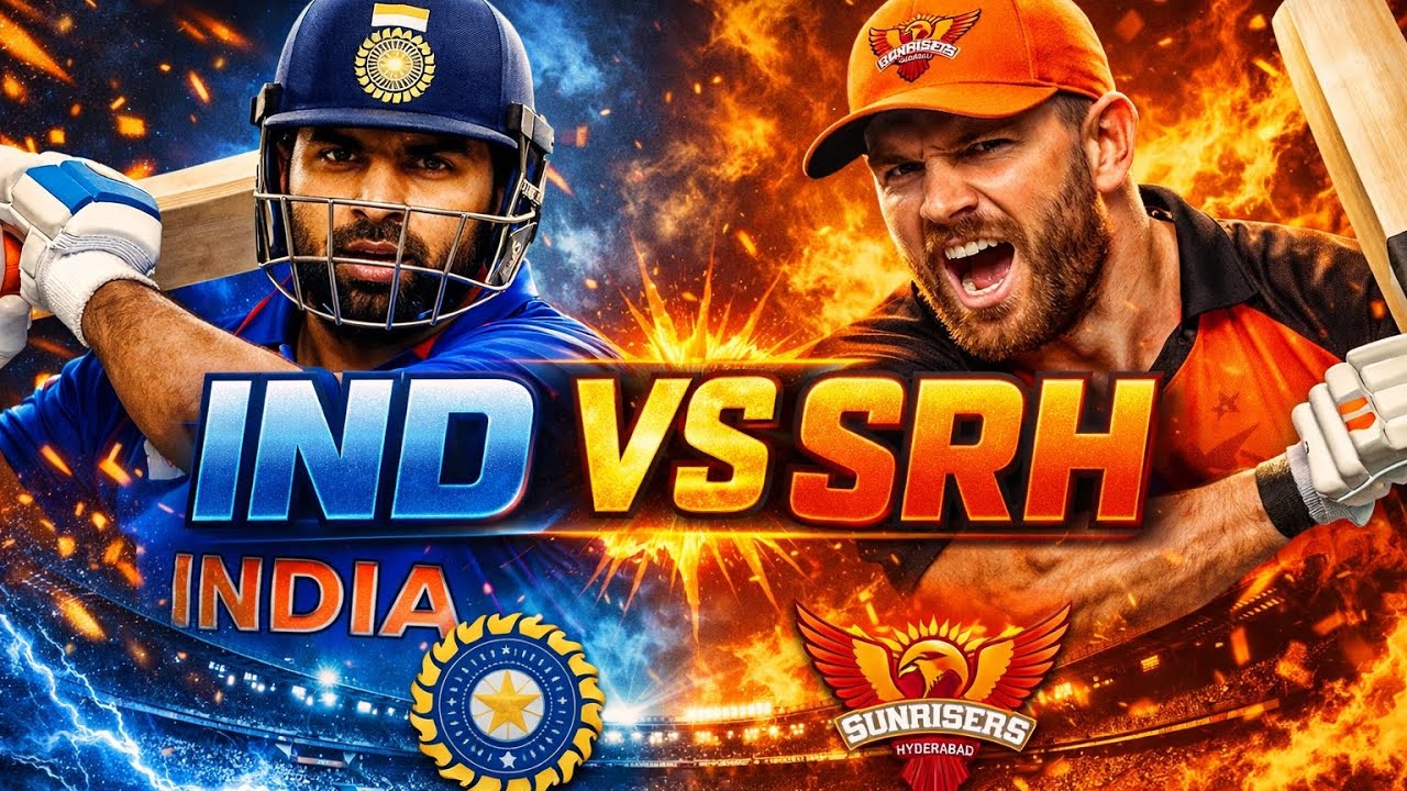 IND vs SRH 🔥 Full Match Highlights | India vs Sunrisers Hyderabad High Voltage Match 2026