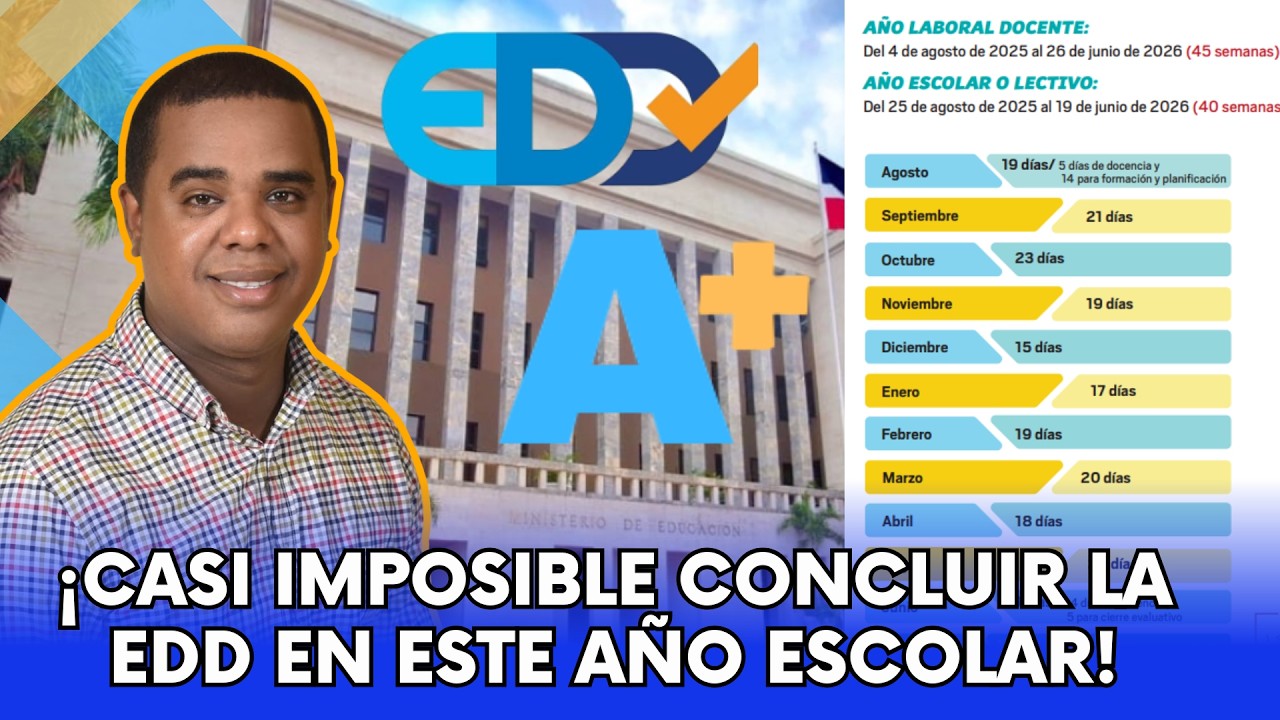 CASI IMPOSIBLE QUE LA EVALUACIÓN DEL DESEMPEÑO CONCLUYA EN ESTE AÑO ESCOLAR 2025-2026