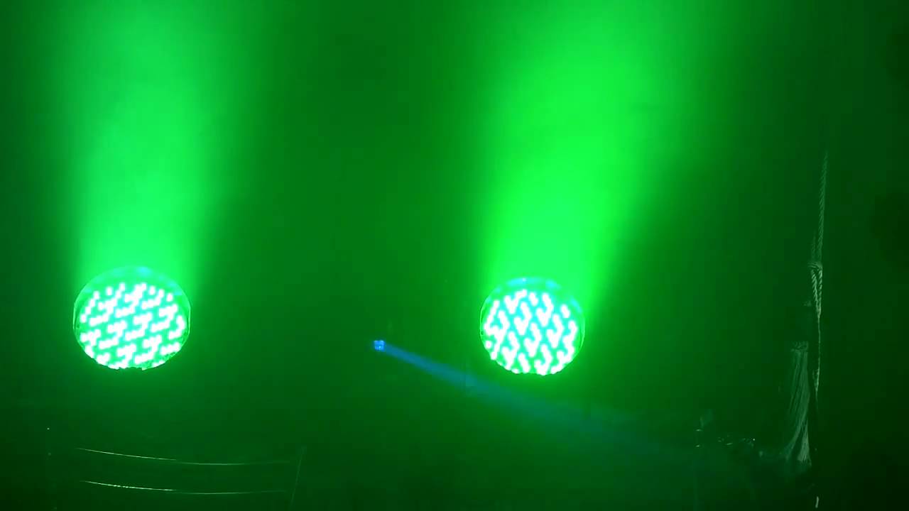 ACME GENISIS LED moving head, AMDJ LEC par 64's and MYD