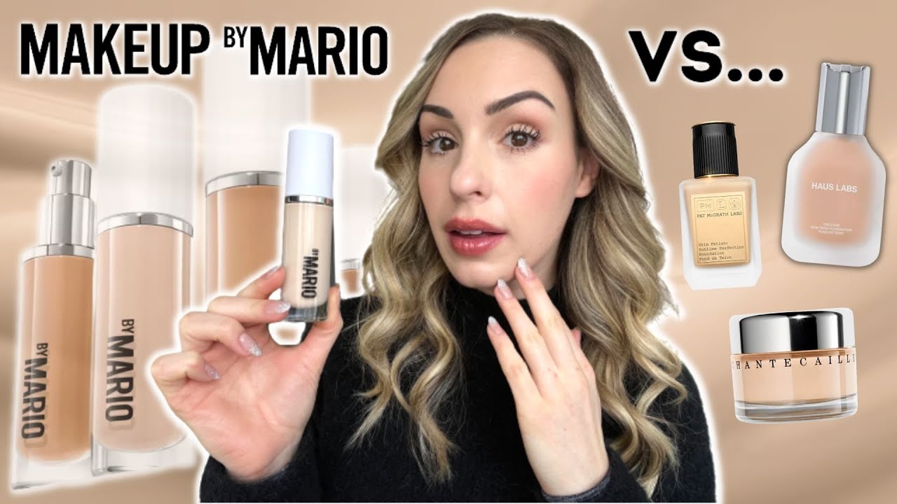 МАКИЯЖ от MARIO SURREALSKIN FOUNDATION | ПОДРОБНЫЙ ОБЗОР, ТЕСТ НА СТОЙКОСТЬ, vs HAUS LABS, CHANTE...