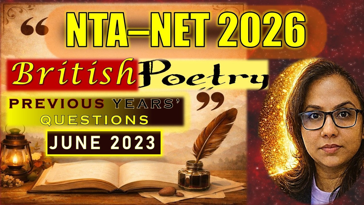 JUNE 2023 PYQs for NTA NET 2026 English Literature #ntanet #english #literature  #june2023 #JUNE2026