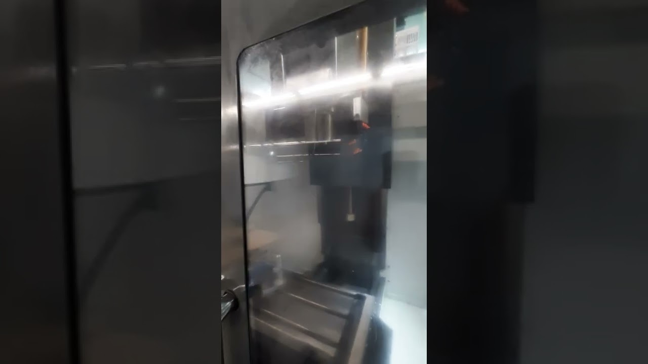 Haas TM1P mill startup and warmup