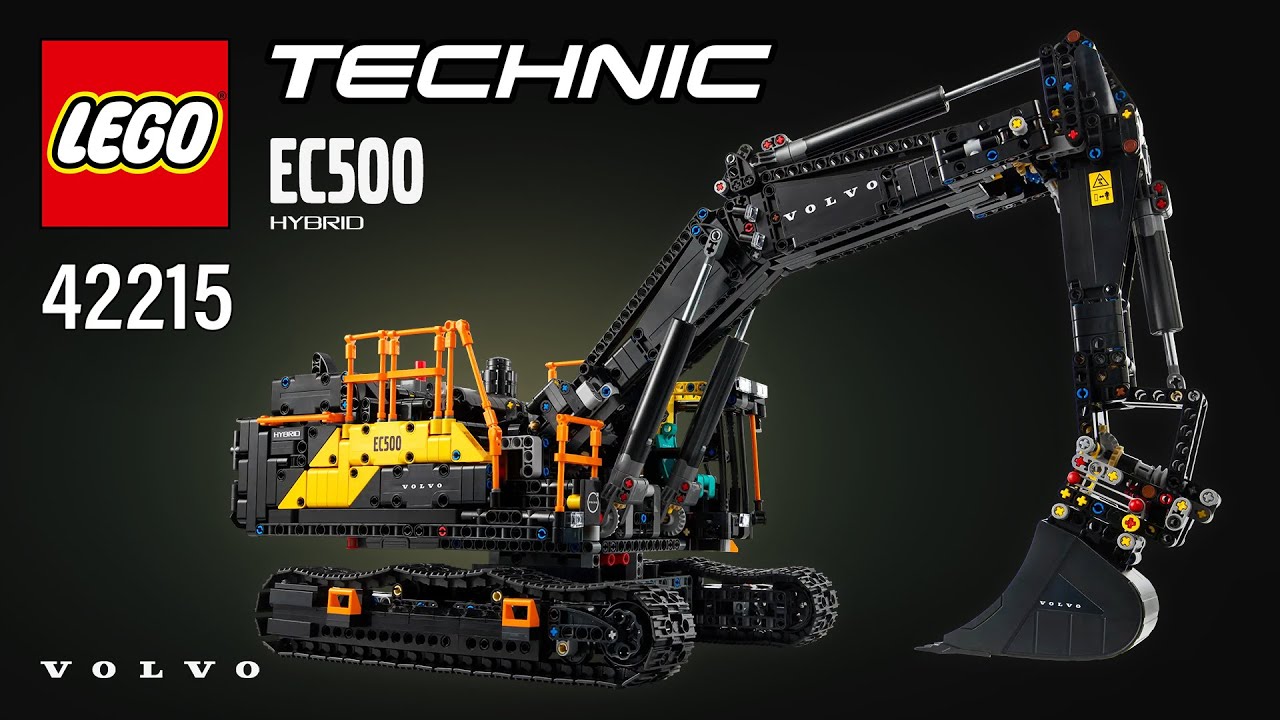 LEGO Technic Volvo EC500 Hybrid Excavator (42215)[2359 pcs] Step-by-Step Building Instructions | TBB