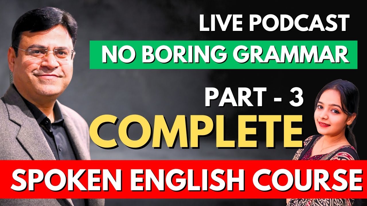 📌 Full Spoken English Course - 🔥 No Boring Grammar 🚀 Simple & Easy Method! (Part 3)