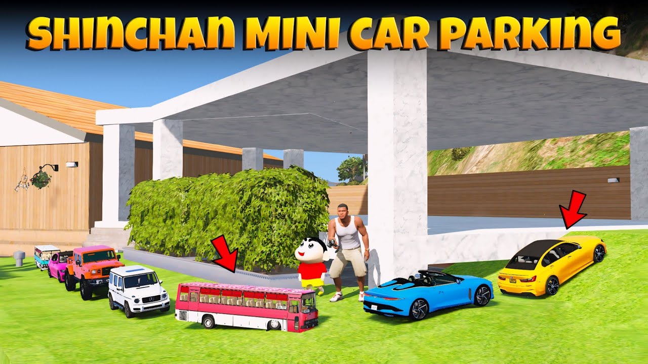 Shinchan & Franklin Build Mini Car Parking in Gta 5