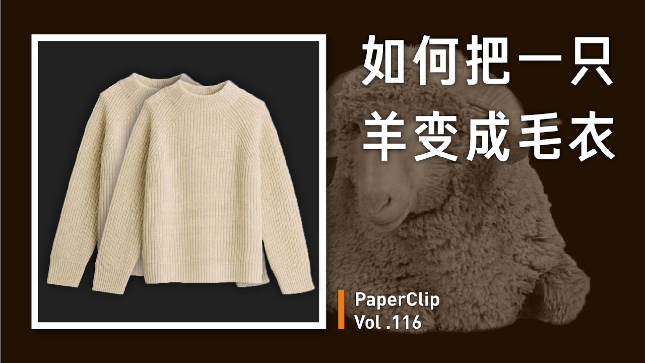 Vol.116 如何把一只羊变成毛衣？
