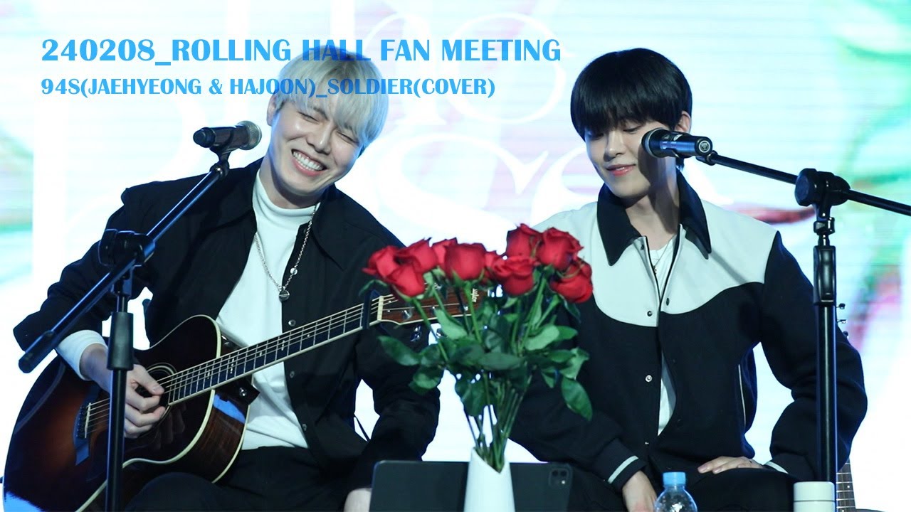 [4k]240208 The Rosarium Fan Meeting _ Rolling Hall / (The Rose)Jaehyeong&Hajoon _ Soldier(Cover)