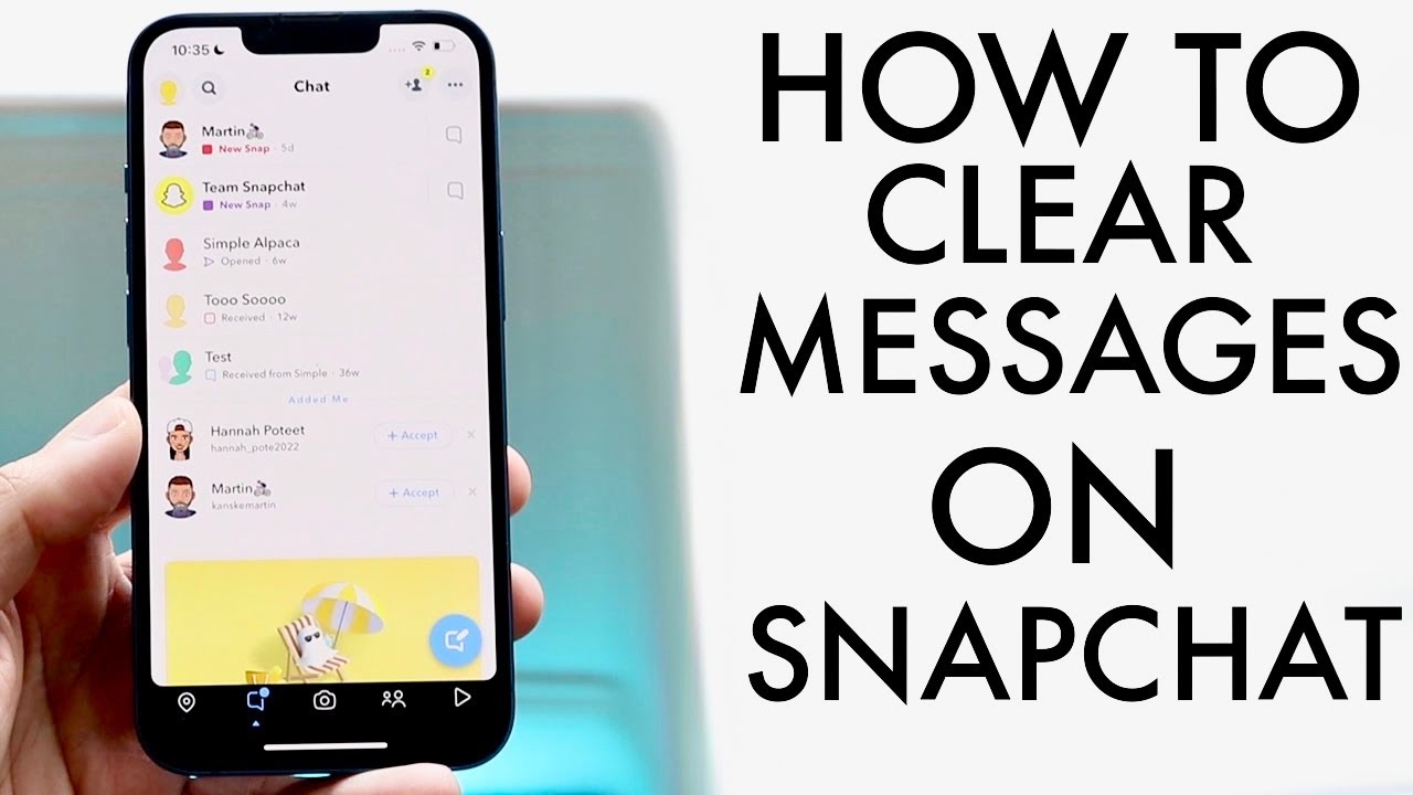 How To Delete All Snapchat Messages Easily! (2022)