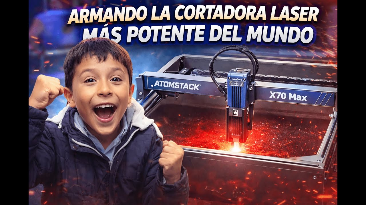 Armando la cortadora laser ¡¡MÁS POTENTE DEL MUNDO!!