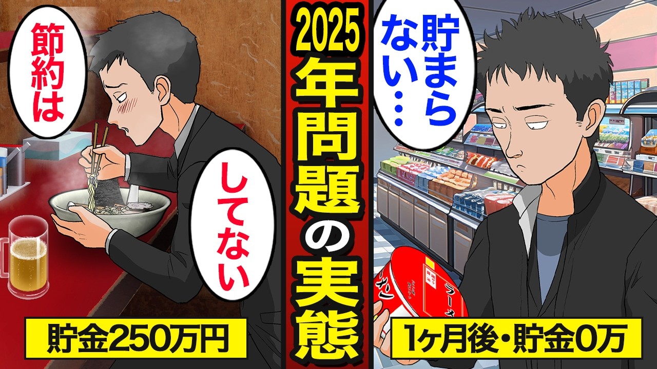 【漫画】2025年問題で日本人が貯金できなくなる理由。雇用保険の改正…あと数日で訪れる…【メシのタネ】