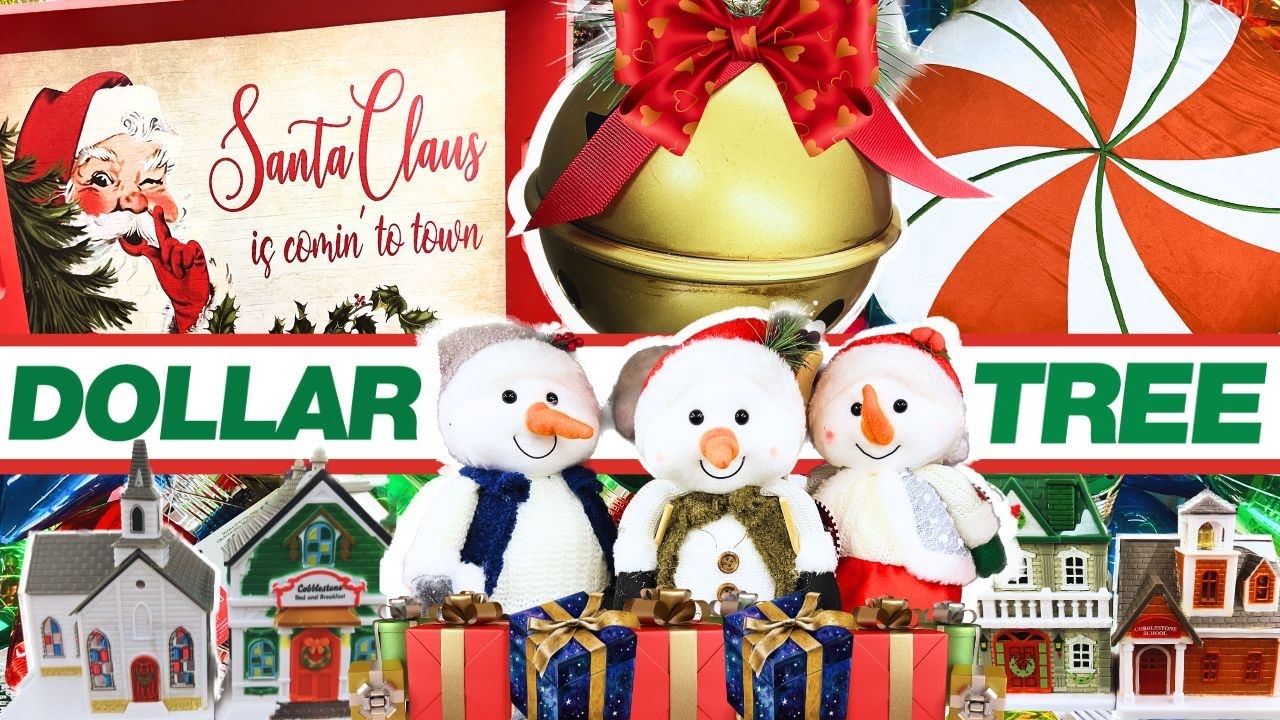 DOLLAR TREE DOES IT AGAIN! ALL NEW CHRISTMAS DECOR SHOP WITH ME 2023