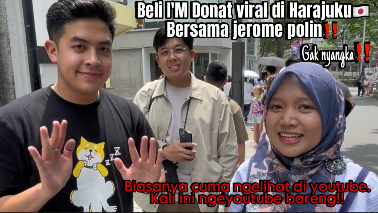 BELI I'M DONAT VIRAL BERSAMA JEROME POLIN!! DI HARAJUKU!!