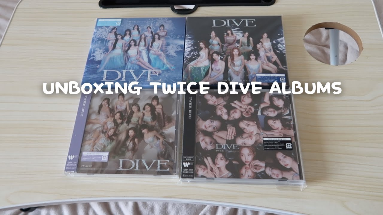 TWICE DIVE CD Unboxing 4 versions | TWICE Japan 5th Album