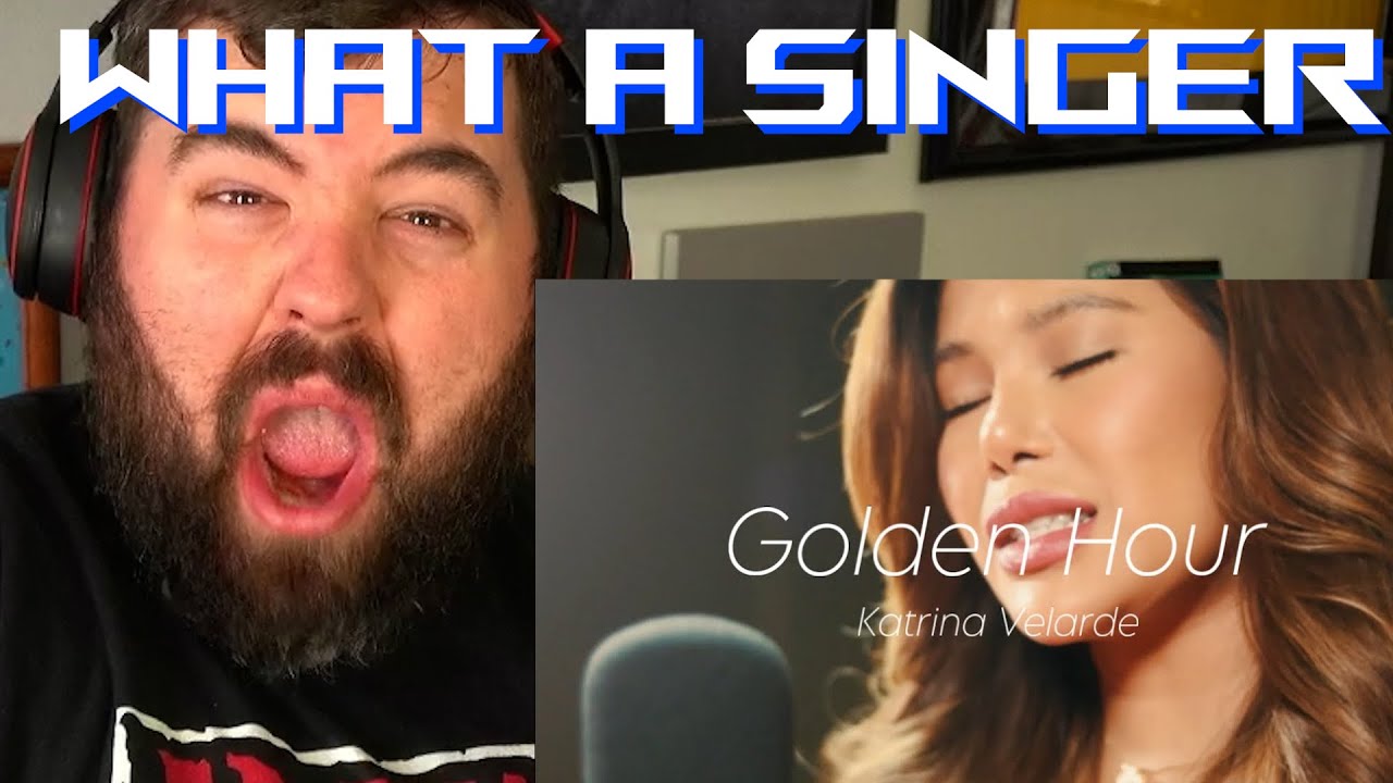 Singer reaction to KATRINA VELARDE - GOLDEN HOUR - FOR THE FIRST TIME
