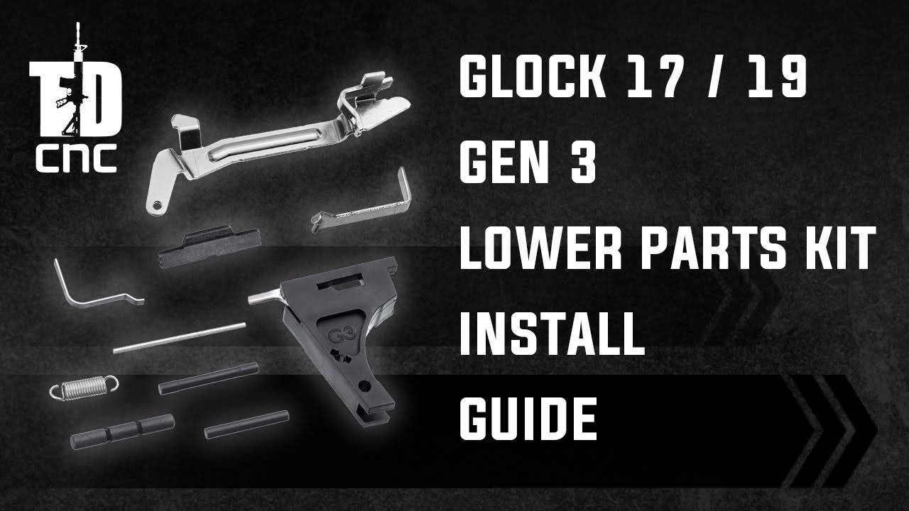 Руководство по установке комплекта нижних частей Tyrant Designs Glock 17/19 Gen 3