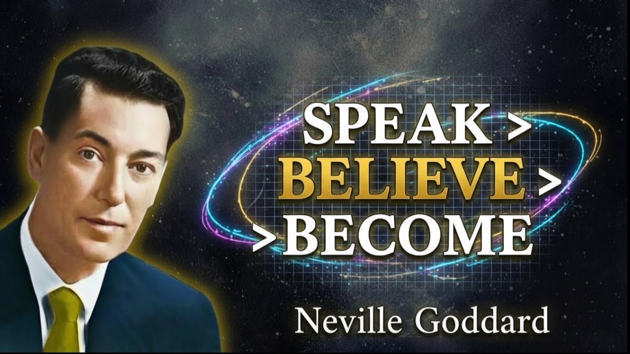 NEVILLE GODDARD REVEALS THE SECRET TO SPEAK IT, BELIEVE IT, BECOME IT