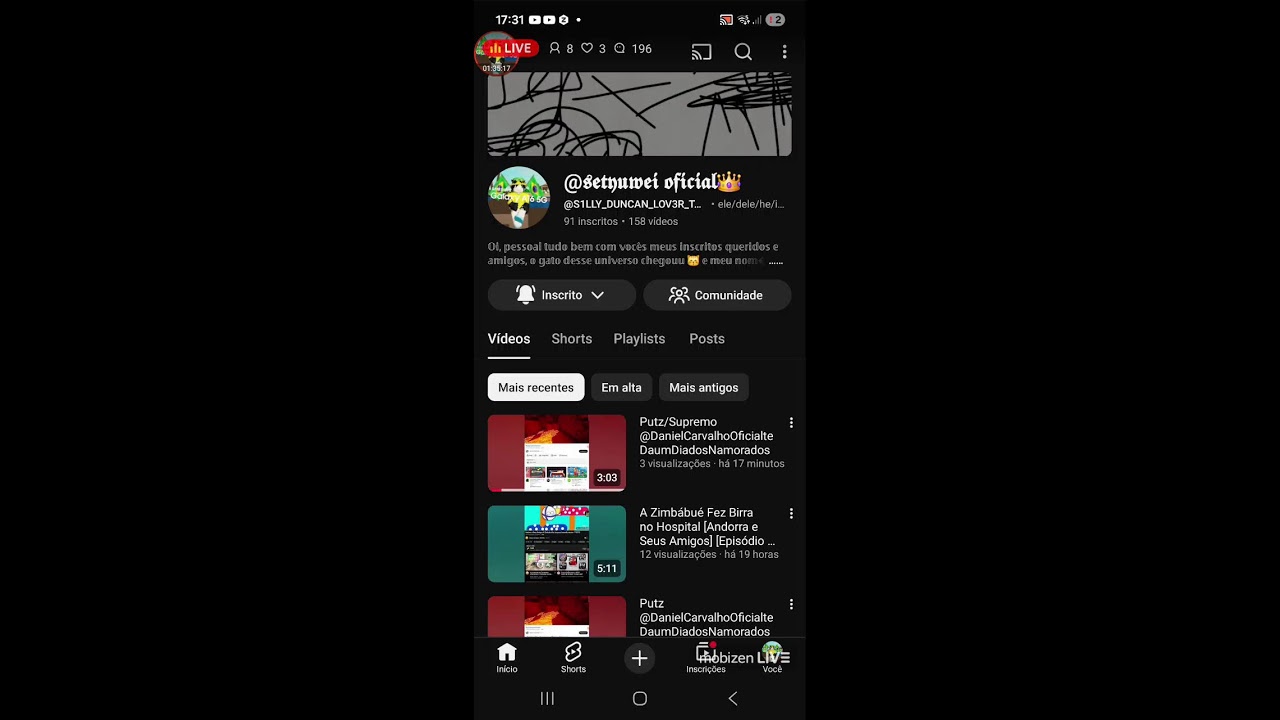 live de jogo aleatório-