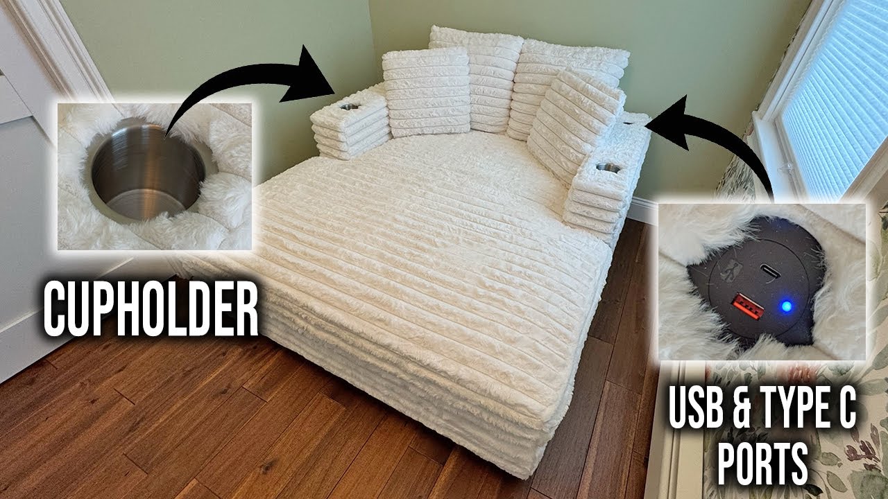 🛋️ How to Assemble HUSFU Sofa Bed | Amazon 60'' Oversized Chaise Lounge Chair 