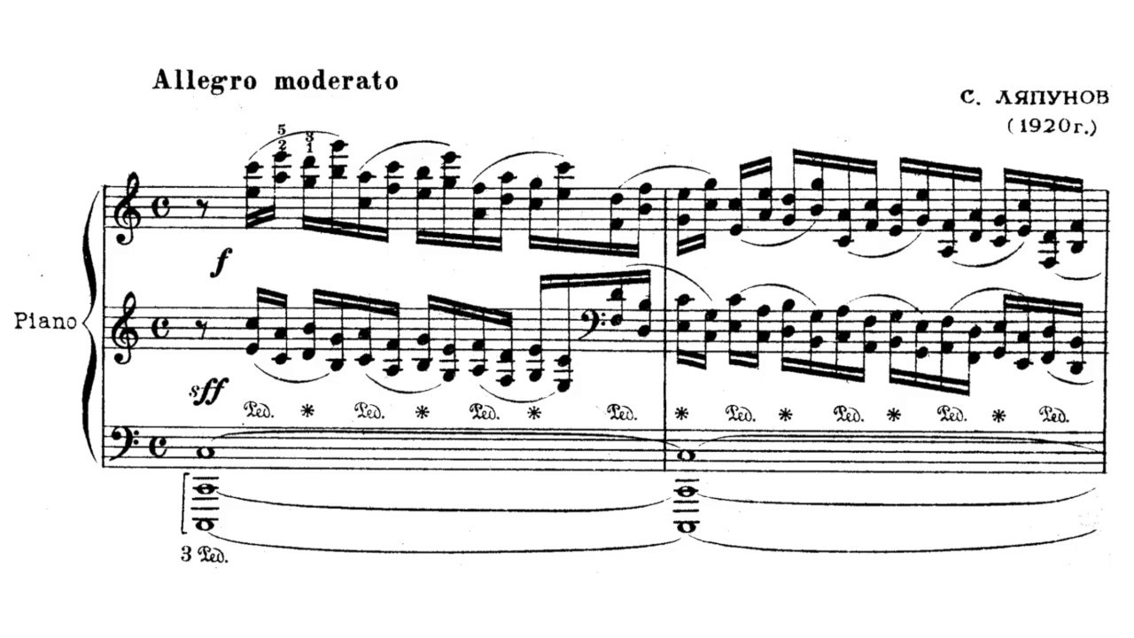Sergei Lyapunov: Toccata and Fugue