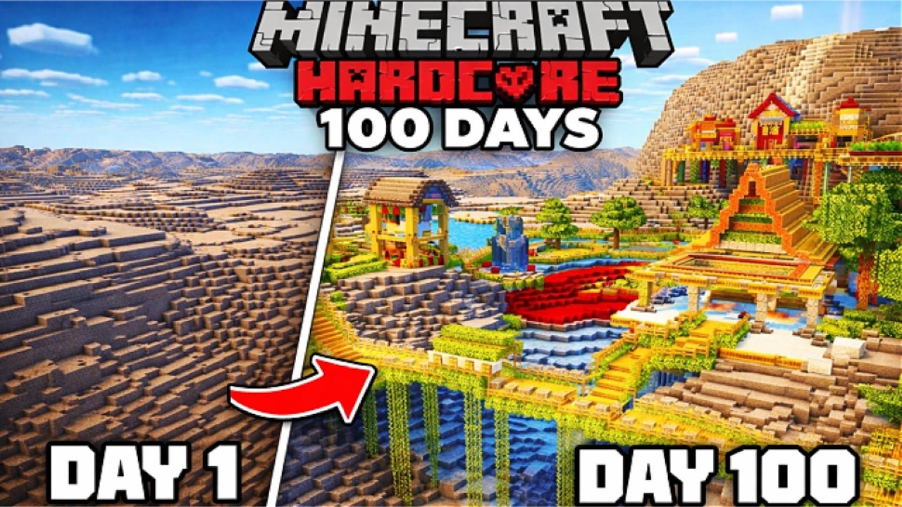 Tôi Đã Sống Sót 100 Ngày Tại Một THẾ GIỚI CHỈ TOÀN NÚI ĐÁ Trong Minecraft Hardcore! | #1