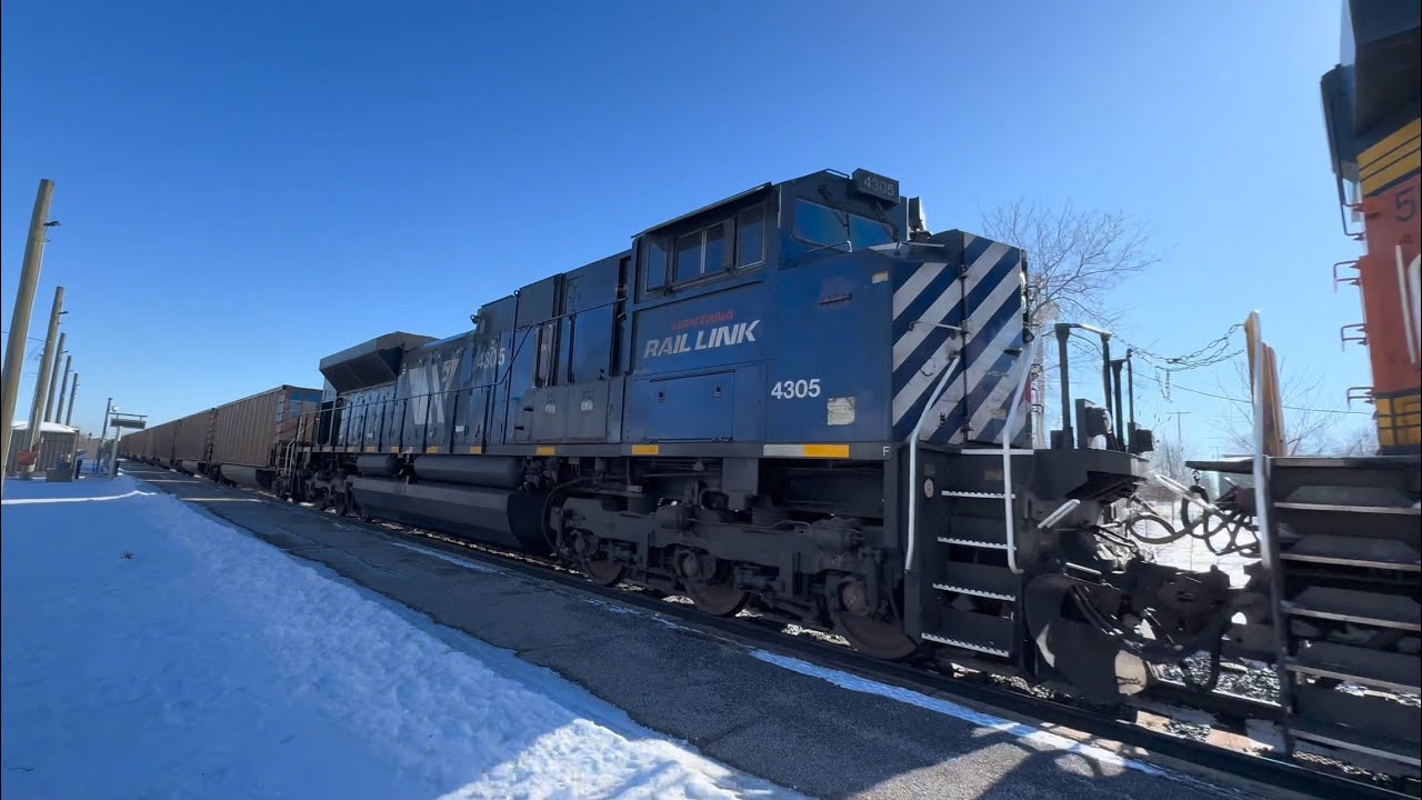 NS Railfanning in Waterloo, IN (Ft. MRL 4305) (2/1/26)