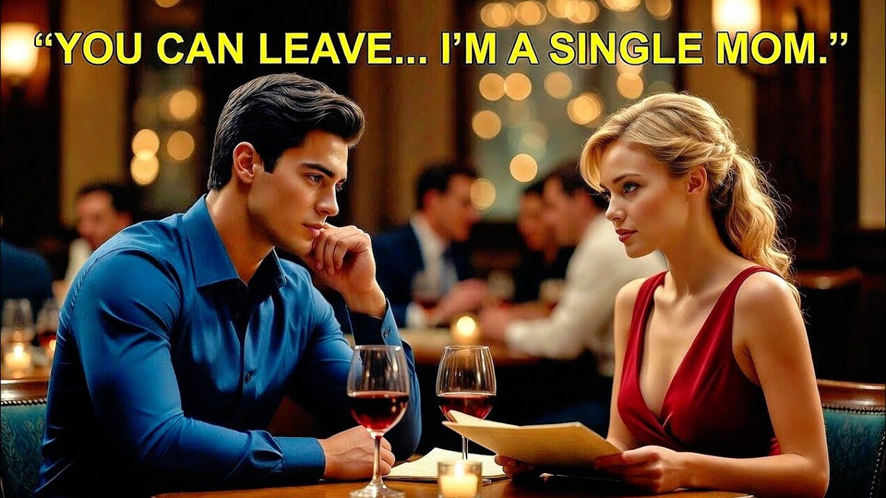 Single Dad’s First Date Was Going So Well—Until She Said, “You Can Leave… I’m a Single Mom.”