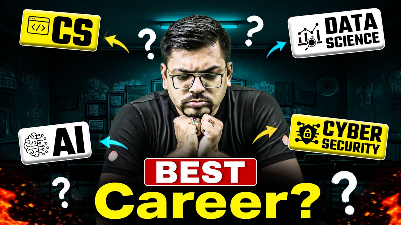 B.Tech in CSE vs AI vs DS vs Cyber Security🔥What to Choose? JEE 2026 | Harsh Sir