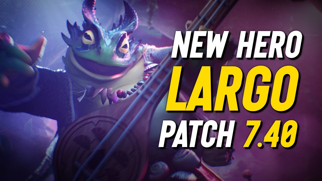 New Dota 2 Hero Largo the Bard Frog patch 7.40