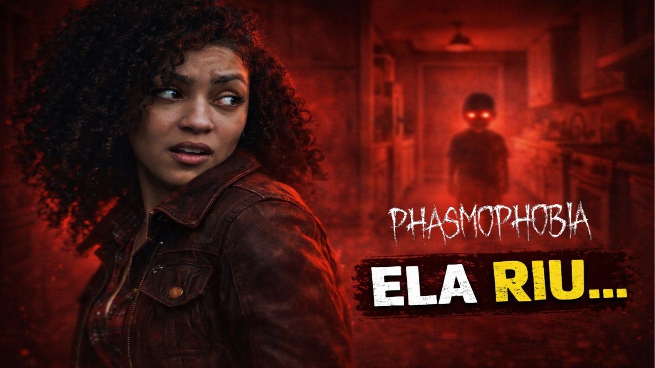O fantasma CRIANÇA riu pra mim na cozinha… (Phasmophobia Live)
