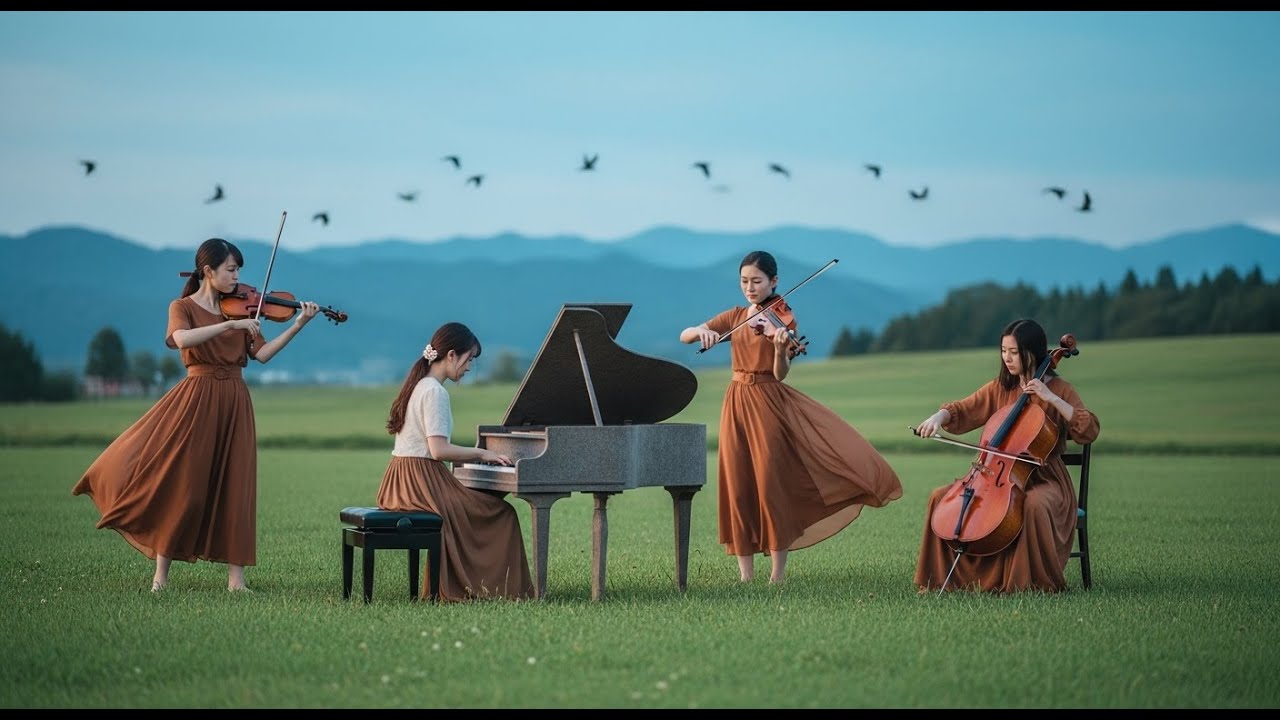 Ecos Del Amanecer: Armonía De Piano Y Cuerdas Para Una Tarde De Café, Silencio Y Tranquilidad