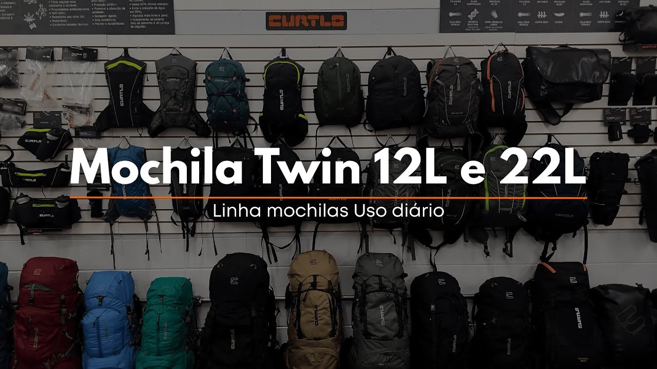 Mochila Twin 12L e 22L