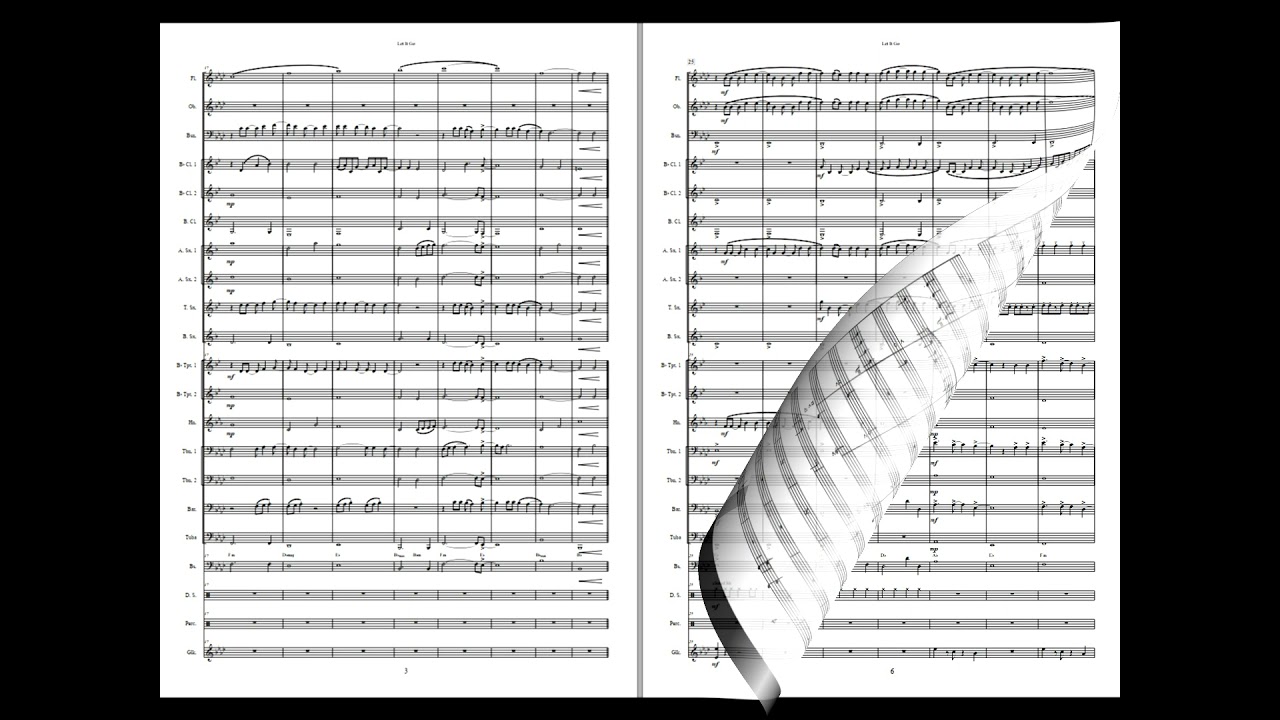 Let it Go -/arr Haakon Esplo. Available for Brass and Concert Band, Grade 2,5