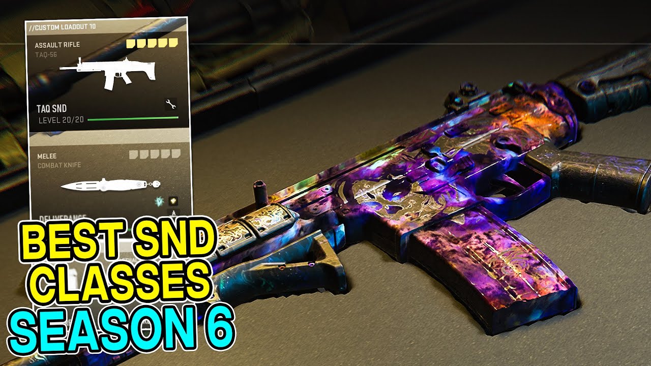 Modern Warfare 2 Best SnD Class Setups & Settings SEASON 6! (MWII Search and Destroy Class Guide)