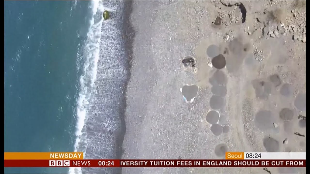 Beach craters - sand thieves - ecological disaster? (Cape Verde) - BBC News - 31st May 2019