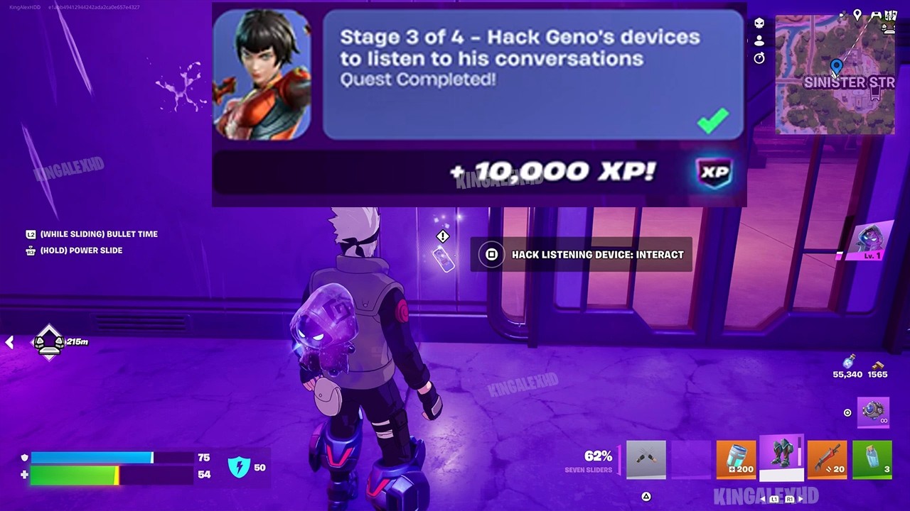 How to EASILY Hack Geno's device to listen to his conversations Fortnite locations Quest!