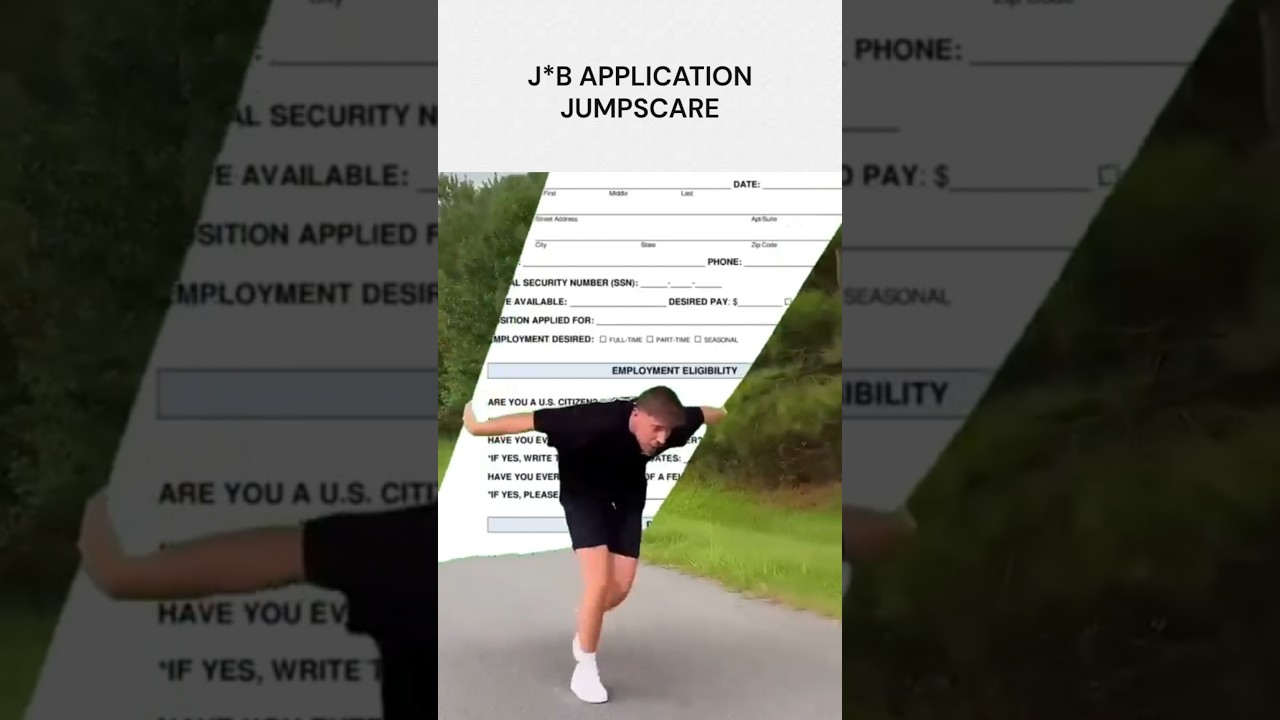 JOB APPLICATION JUMPSCARE, MR BEAST RUNNING #memes #job #horror #funny #mrbeast