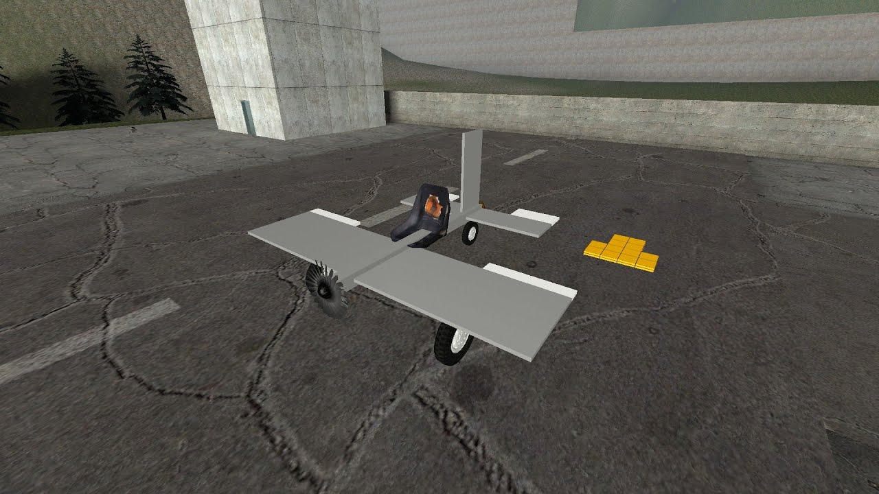 (GMOD) First Fin3 plane created, by hideki.