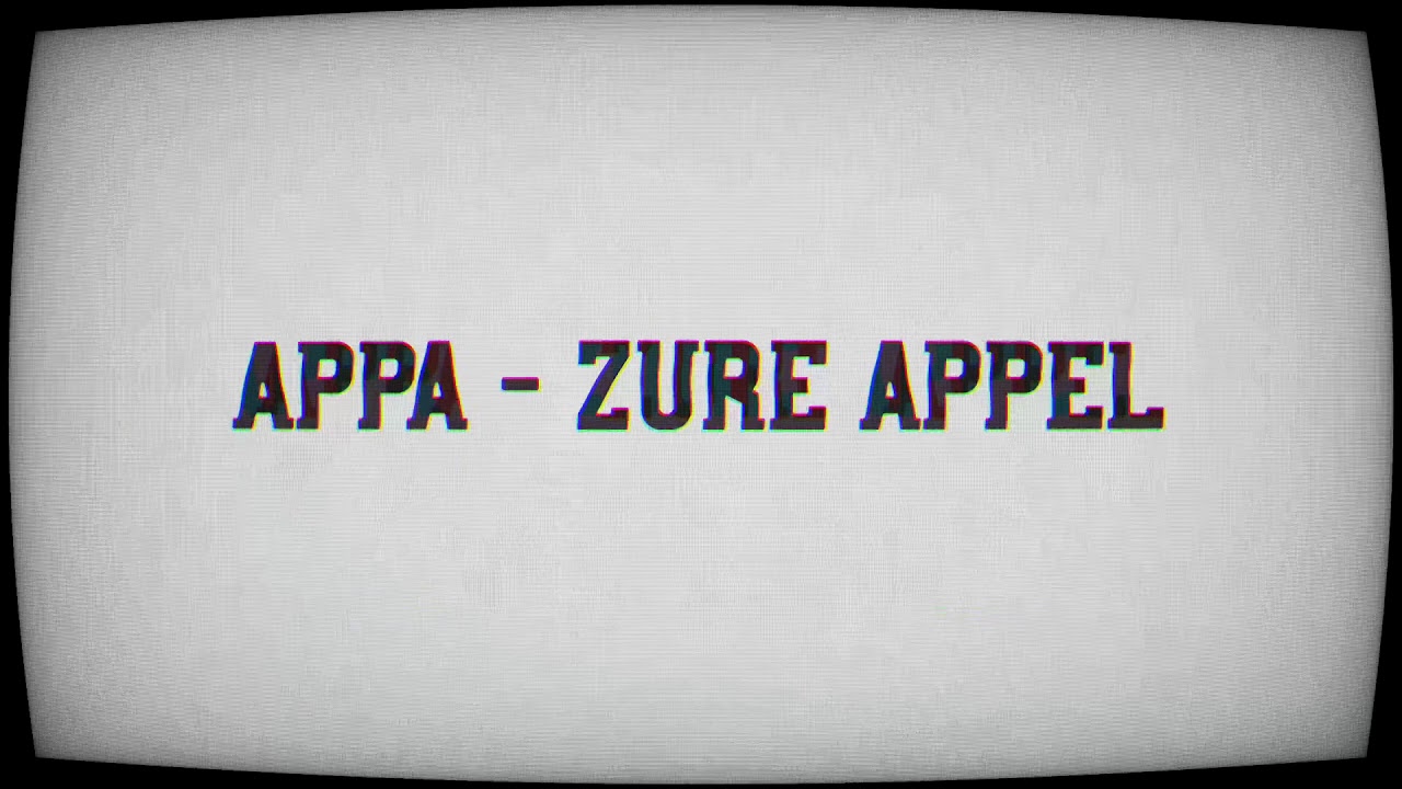 Appa - Zure Appel LYRICS