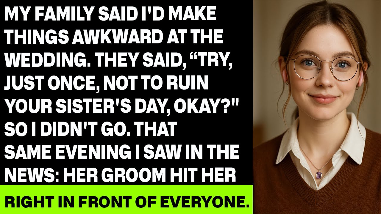 They didn’t invite me to my sister’s wedding—then I watched the groom hit someone in the face