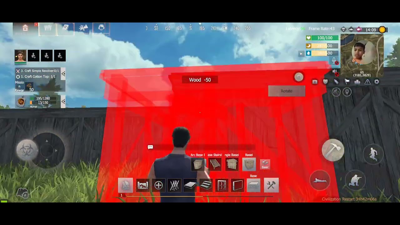 Iast lsland survival unknown 15days game Ghar banana