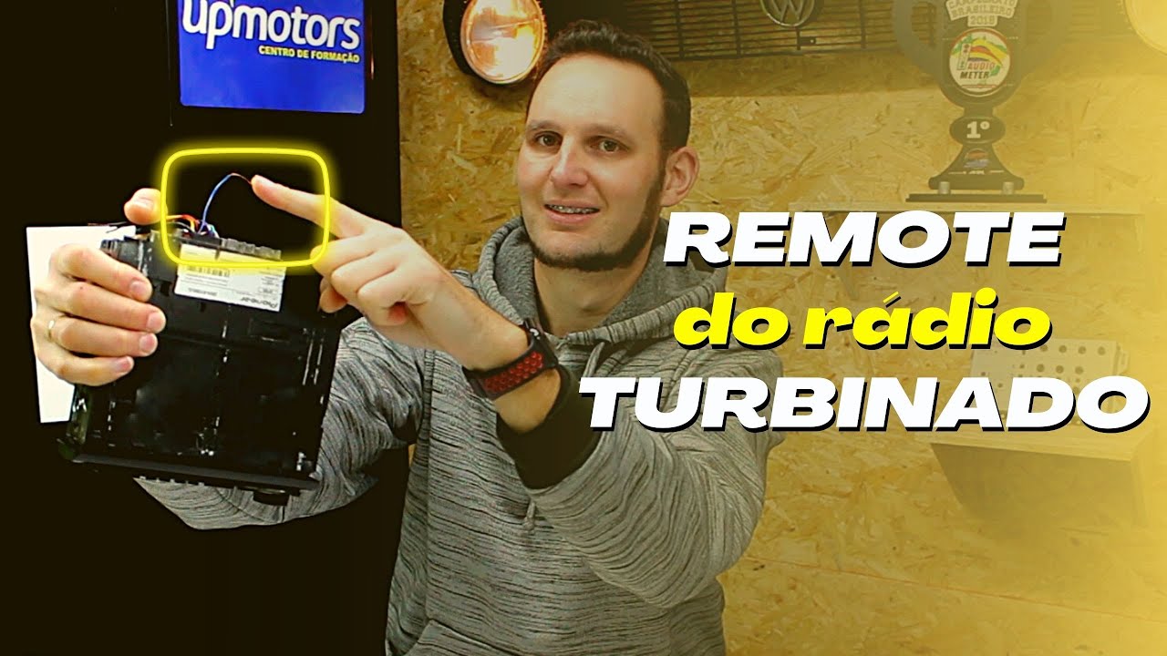 Fio REMOTE do Rádio com RELÉ de Potência ; UPMOTORS