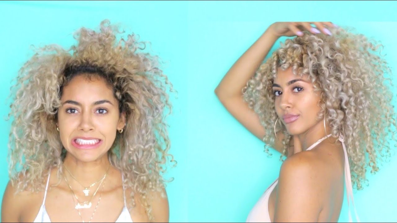 How to Maintain HEALTHY, Curly, Blonde Hair