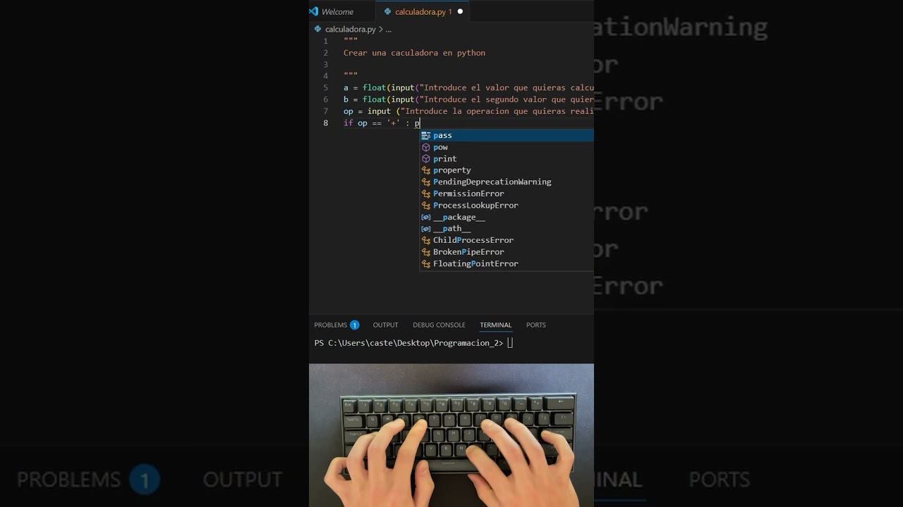 C&oacute;mo hacer una calculadora en Python desde cero (Paso a paso)