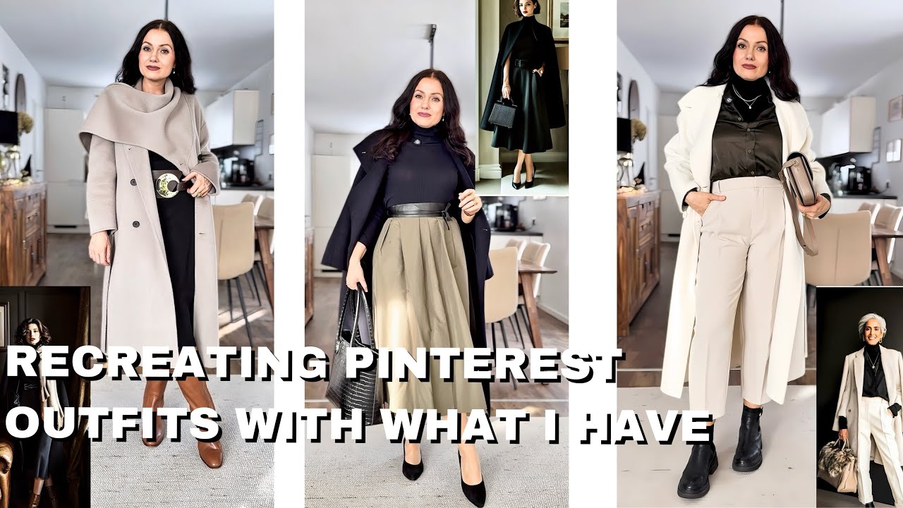 Как воссоздать образы с Pinterest, используя то, что у меня уже есть | Элегантный зимний стиль
