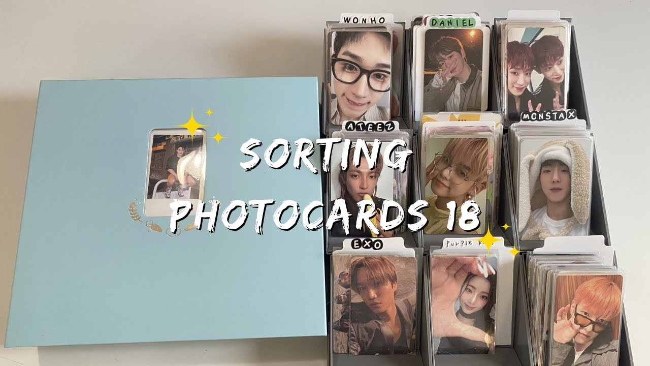 ☆ sorting photocards with me 18 ☆