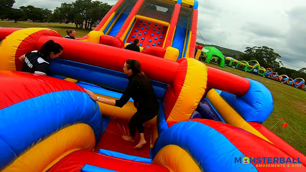 Throwback to Run A Muck | Community Event | Biggest Inflatable Course | Monsterball